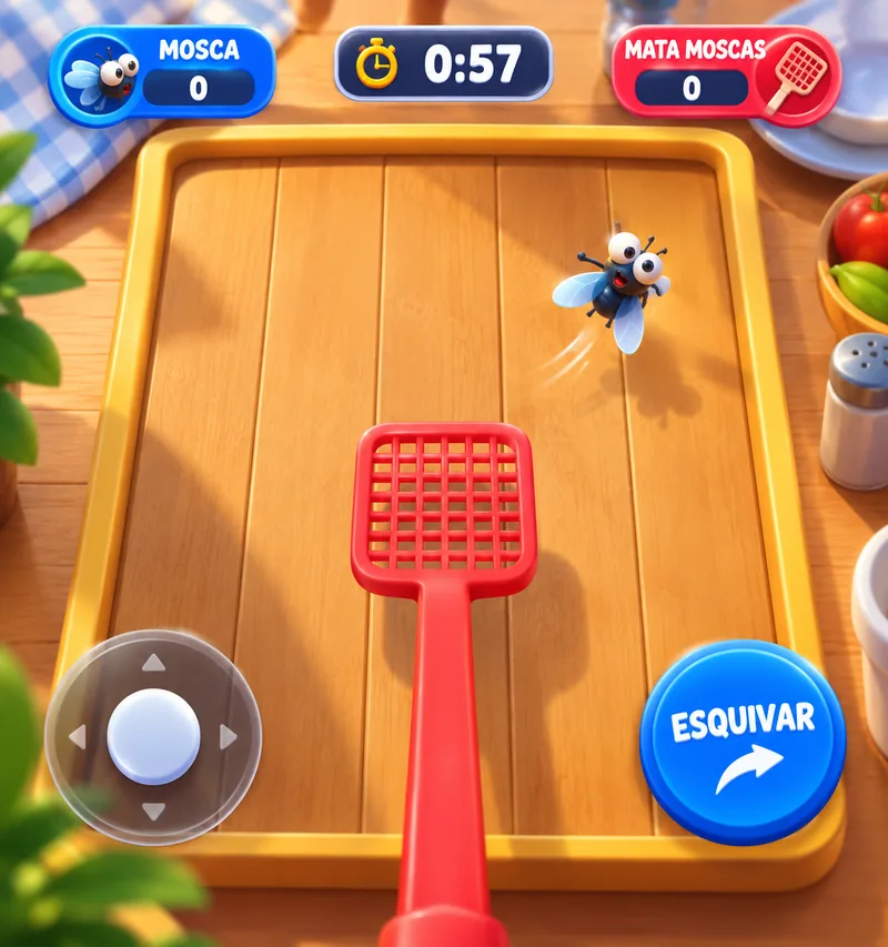 Arte conceptual de Mosca vs Matamoscas